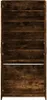 vidaXL Skriňa na topánky z dymového duba 80x39x178 cm Náhľad obrázku produktu 6