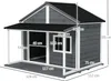 Hundehütte Outdoor-Hundehütte, inkl. Veranda, Produktbild-Vorschau 3