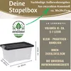 LS-LebenStil Stapelbox Allzweckbox 30x20x15cm ️ recycelt Produktbild-Vorschau 2