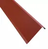 A close-up, angled view of a red metal corner trim piece against a white background. Produktbild-Vorschau