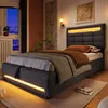 Polsterbett, Bequemes Leinenbett mit APP-Steuerung, Produktbild-Vorschau 5