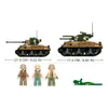 Sluban Army WW2 M38-B1110 Czołg bojowy M4A3 Sherman Podgląd zdjęcia produktu 5