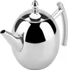 Edelstahl Teekanne Tee Kaffee Wasserkocher Behälter mit Produktbild-Vorschau 1