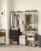 A well-organized closet or dressing area with a clothing rack and drawers. Náhled obrázku produktu
