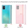 NALIA 360 Grad Handy Hülle für Samsung Galaxy A51, Full Produktbild-Vorschau 2