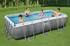 Piscina con struttura rettangolare rattan 4.04m x 2.01m x Anteprima dell’immagine prodotto 2