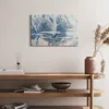 Fischer auf dem See – Leinwandbild Wandbild – 30x20 cm – Produktbild-Vorschau 2