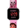 LED Kinderuhr Gabby's Puppenhaus Produktbild-Vorschau 1