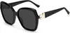 Jimmy Choo Manon-g-s-807 Damen-sonnenbrille Schwarz Black Produktbild-Vorschau 1
