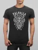 Herren Vintage Shirt Valhalla Will Rise Viking Helm Odin Produktbild-Vorschau 2