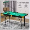 SPORTNOW Billardtisch 4,6ft klappbar 140 x 63 x 55-75cm Produktbild-Vorschau 5