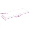 vidaXL Plateau de table 100x40x2 cm Chêne massif traité Voir les images du produit 7