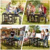 Warmounts Grilltisch Klappbar 110x45x75 cm, BBQ Produktbild-Vorschau 3