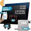 SUNNIVA® 1000W Balkonkraftwerk BIFAZIAL FULLBLACK komplett Produktbild-Vorschau 1
