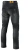 Rückansicht der BULLDT Herren Motorradjeans Schwarz mit verstärktem Sitz, Schutzpolstern und praktischen Gesäßtaschen die Alltagstauglichkeit mit Schutz und Stil verbinden jetzt bestellen Produktbild-Vorschau