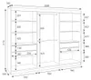 BELANO Schwebetürenschrank 200 cm mit Spiegel – Produktbild-Vorschau 4