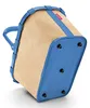 Reisenthel carrybag, Koszyk na zakupy, Niebieski, Żółty, Podgląd zdjęcia produktu 4