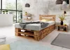 Lermowood Palettenbett M2 90 x 200 cm mit Kopfteil und 2 Produktbild-Vorschau 1