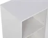 Klapptisch mit 360° drehbarer Platte - MDF - Weiß lackiert Produktbild-Vorschau 3
