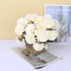 3 Stück Künstliche Blumen Seidenblumen Hortensien Produktbild-Vorschau 4