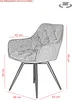 Esszimmerstuhl/Sessel Florentina - Samtvelour Vintage Produktbild-Vorschau 6