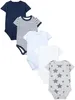 TupTam babyromper met korte mouwen, effen kleuren, 5-pack, Productafbeelding-voorbeeld 8