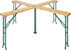 tectake® Stehtisch Quattro klappbar und standfest 241 x 241 Produktbild-Vorschau 1