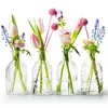 12 x kleine Vasen aus Glas Vintage H 13,5 cm - Glasvasen - Produktbild-Vorschau 2