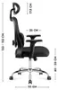 Fotel Ergonomiczny Mark Adler Manager 3.3 Black Podgląd zdjęcia produktu 19