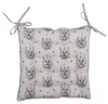 Clayre & Eef Stuhlkissen Schaumstoff 40x40x4 cm Beige Produktbild-Vorschau 2
