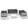 vidaXL 7-tlg. Garten-Lounge-Set mit Kissen Kiefer Produktbild-Vorschau 1