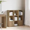 vidaXL Regál Artisan dub 98x29x97,5 cm Materiál na báze Náhľad obrázku produktu 2