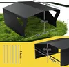 Izrielar Černá garáž na sekačku z pozinkovaného ocelového Náhled obrázku produktu 2