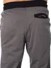 A close-up view of the back of grey sweatpants with a black waistband and a black pocket detail. Produktbild-Vorschau