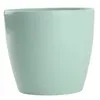 A light green planter pot on a white background. Náhled obrázku produktu