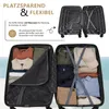 Berwin Reisekoffer Cryta Titan Schwarz 4er Set MS-19746 Produktbild-Vorschau 4