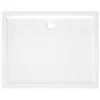 vidaXL Piatto doccia antiscivolo bianco 80x100x4 cm ABS Anteprima dell’immagine prodotto 5