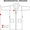 Floringo Kapuzen-Bademantel nachtblau große Größen Produktbild-Vorschau 2