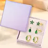 JeweBella 3 Paar Ohrringe Set Silber Gold Damen Mädchen 925 Produktbild-Vorschau 7