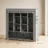 HOMCOM Stoffschrank Kleiderschrank mit Kleiderstange, 10 Produktbild-Vorschau 3