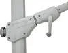 A close-up view of a light grey umbrella mechanism with a crank handle. Produktbild-Vorschau