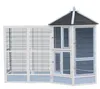 Dehner Vogelvolieren-Set Santorini, mit Freigehege, 132 x Produktbild-Vorschau 1