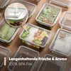 classbach® Frischhaltedosen Glas mit Deckel | 2er Set | für Produktbild-Vorschau 5