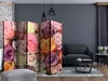 5-teiliger Einseitiger Vlies Paravent - Pastel roses II Produktbild-Vorschau 2