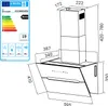KKT KOLBE Odsavač par 60 cm 782 cbm/h Recirkulace vzduchu Náhled obrázku produktu 9