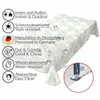 Tischdecke Wachstuch Blumen Grau Robust Wasserabweisend Produktbild-Vorschau 5