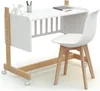AT4  Weige Babybett Beistellbett Holz mit Matratze und Produktbild-Vorschau 4