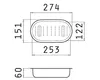Pyramis Restebeckeneinsatz Edelstahl 100055001 Produktbild-Vorschau 3