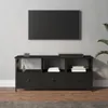 vidaXL Szafka pod TV czarna 102x33x45 cm materiał Podgląd zdjęcia produktu 11