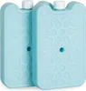 Two light blue ice packs with snowflake designs and white caps. Produktbild-Vorschau